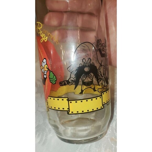 Collectable Happy Birthday Bugs Bunny 50th Warner Brothers 1990 Glass - Picture 5 of 5